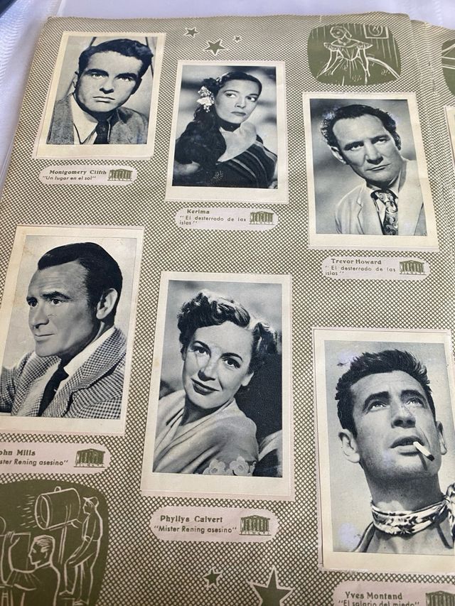 Álbum estrellas de la pantalla 1954