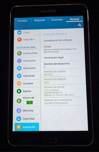 vendo Tablet Samsung Galaxy Tab4 