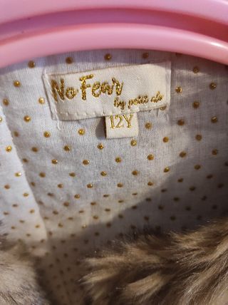 chaleco pelo talla 12