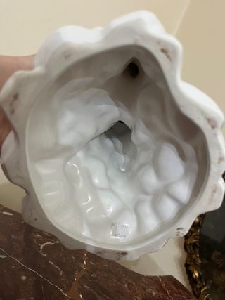 Colomba bianca in porcellana