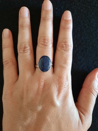 Anillos de Lapislazuli y Plata de Ley Mexicana.