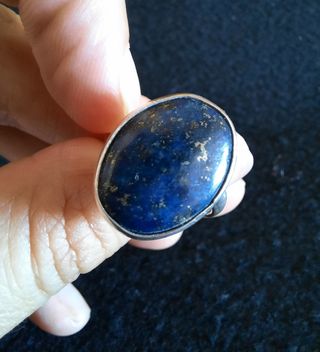 Anillos de Lapislazuli y Plata de Ley Mexicana.