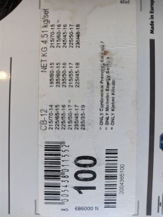 Cadenas ruedas coche König CB-12 100 nuevas