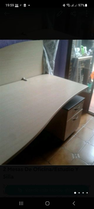 2 Mesas Oficina/Estudio y Silla