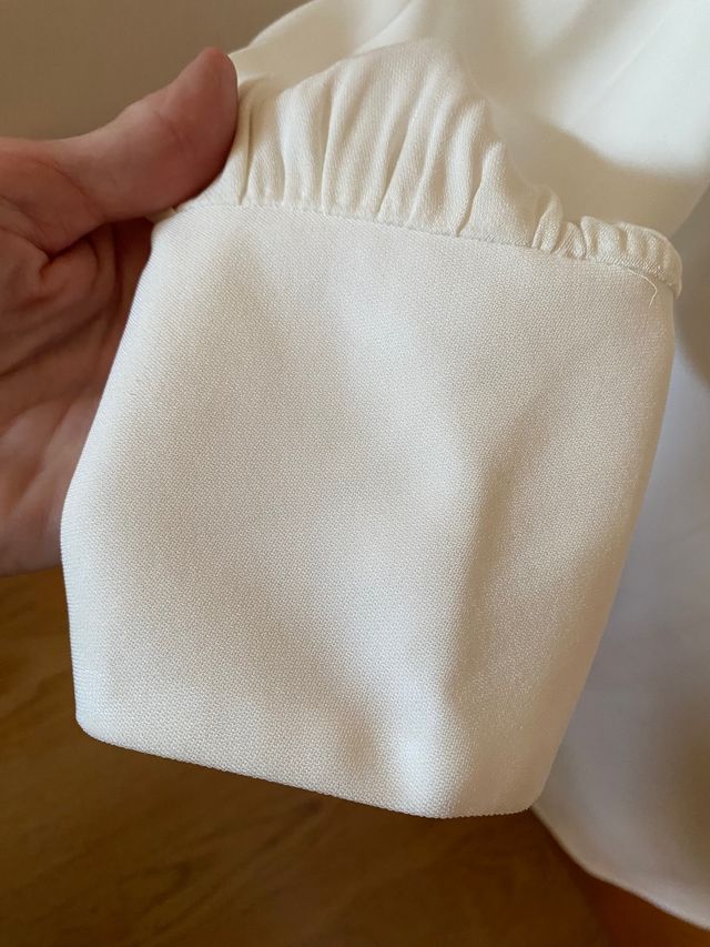 Blusa Blanca talla L ZARA