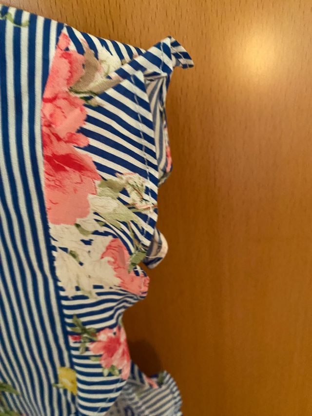 Blusa estampado flores talla M Springfield