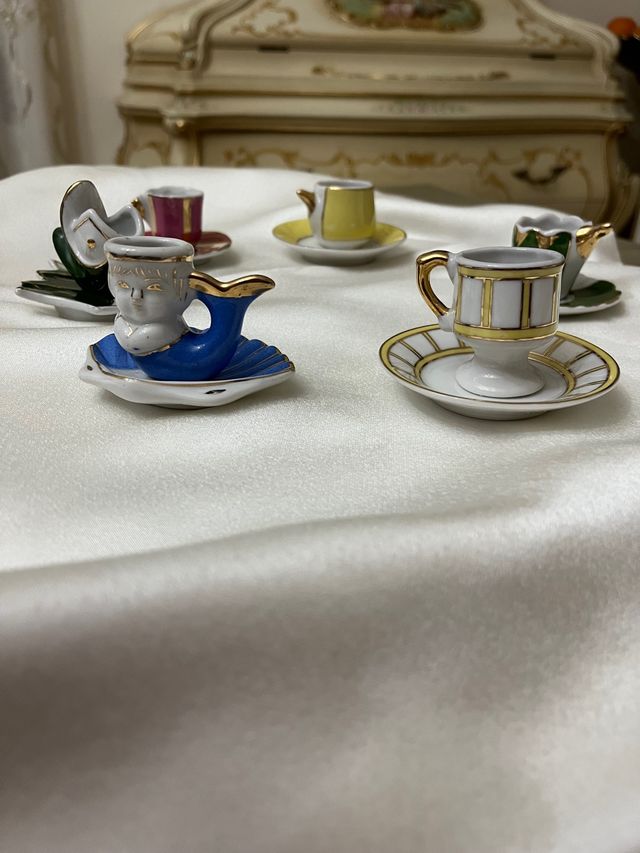 Mini tazzine in porcellana