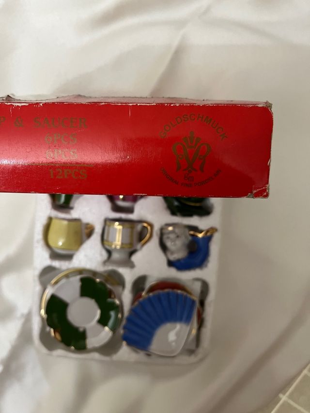 Mini tazzine in porcellana