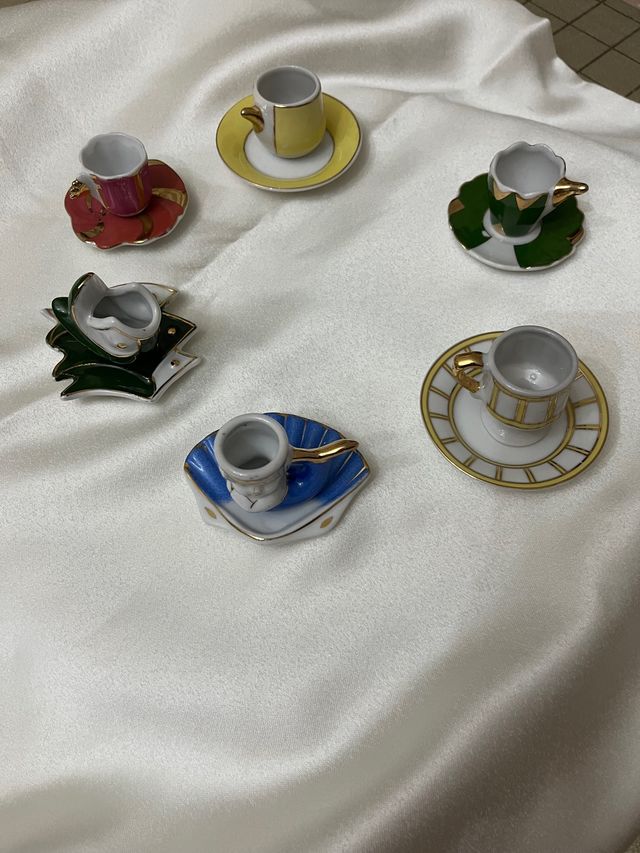 Mini tazzine in porcellana