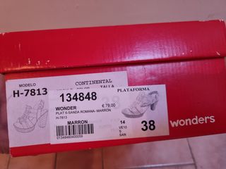 Sandalias marrones número 38