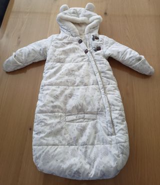 Saco de dormir de invierno bebé, como nuevo.