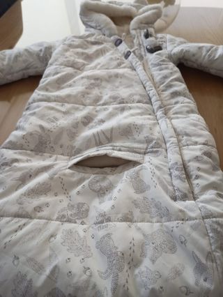 Saco de dormir de invierno bebé, como nuevo.