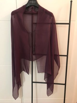 Vestido fiesta Roberto Verino T 38 color berenjena