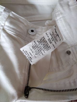 bermudas, shorts, pantalón vaquero blanco