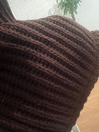 Cuello/bufanda granate