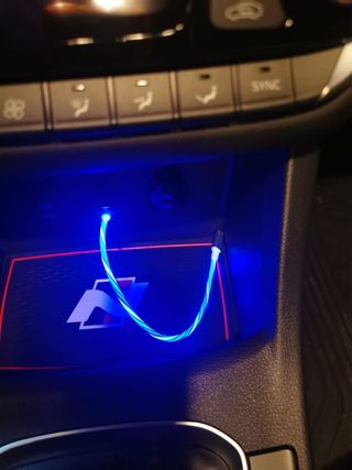 CABLE LUMINOSO MICRO USB DE CARGA RAPIDA 3A