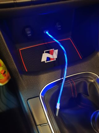 CABLE LUMINOSO MICRO USB DE CARGA RAPIDA 3A