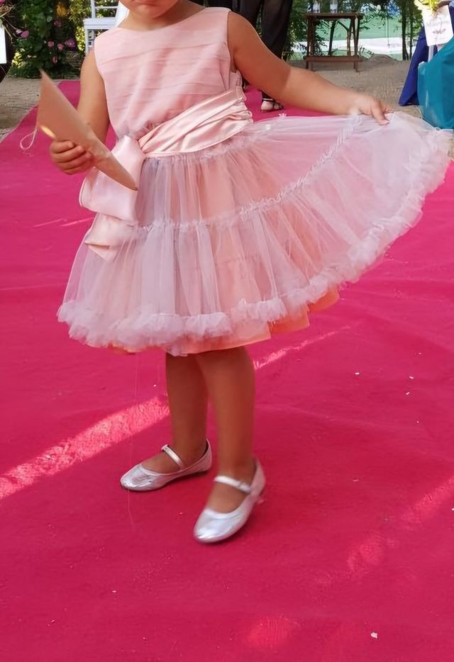 Vestido niña tul