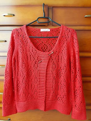 MD'M - Chaqueta crochet calada
