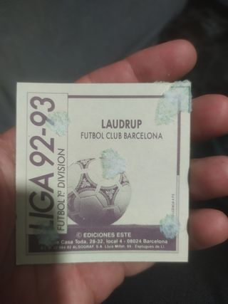Laudrup 93-94 y 92-93, sacados de álbum