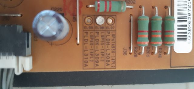 tv lg maderbord placa alimentaćion