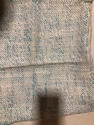 Falda azul y blanca estilo chanel