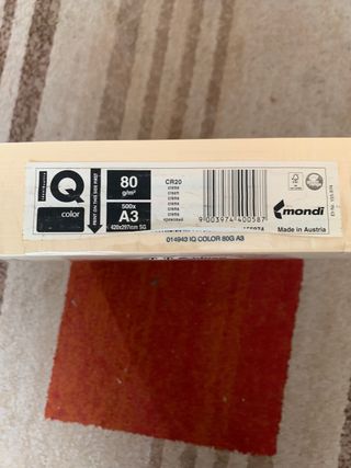 Papel Extra A3 fotocopias, impresoras láser 