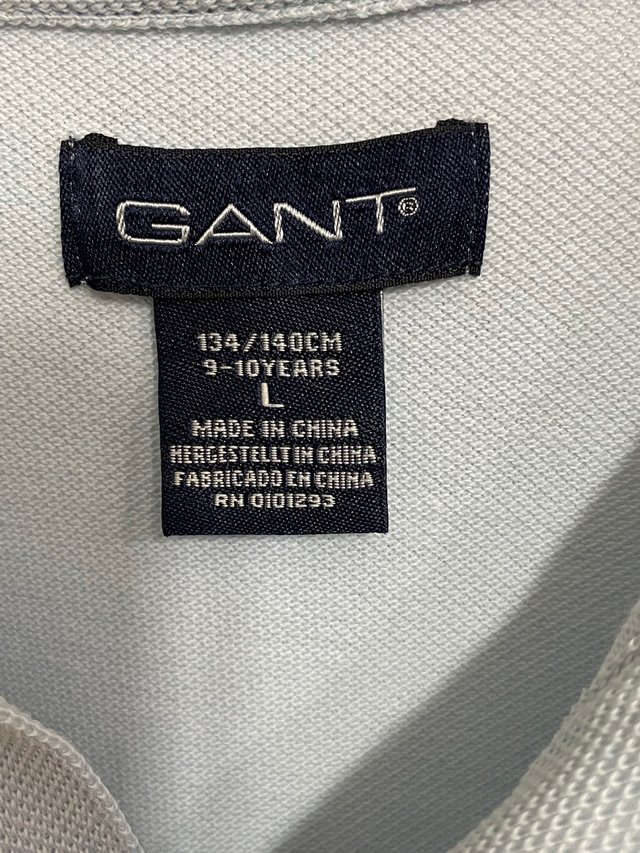 Polo celeste Gant