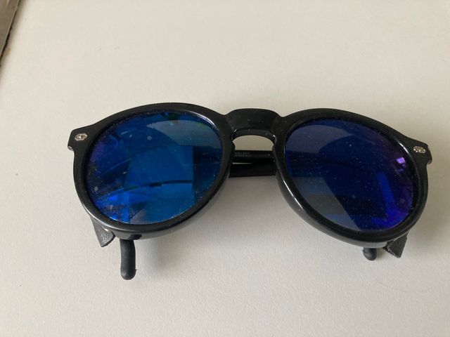 Occhiale da sole vintage con inserti