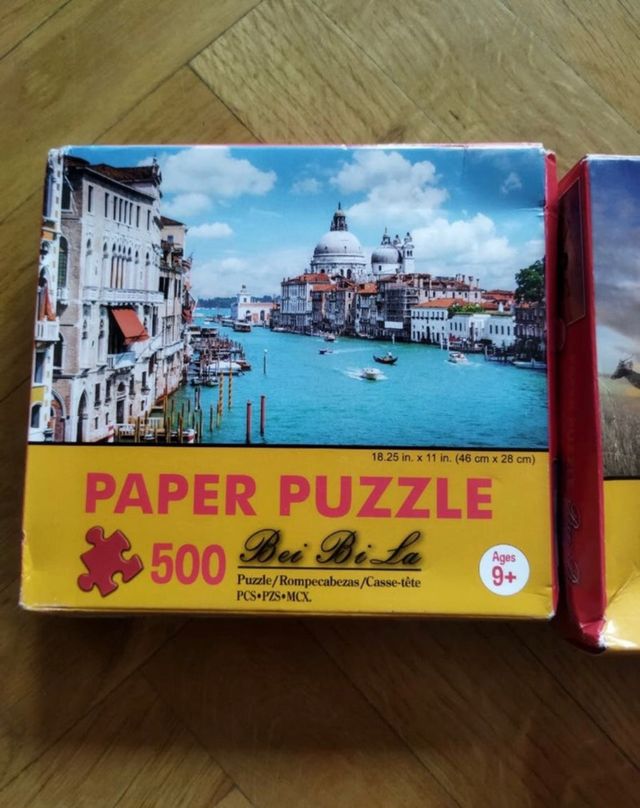 Pack de 2 cajas de puzzles 1000 piezas