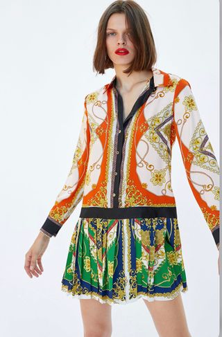 Vestido de Zara estilo Versace. Talla M