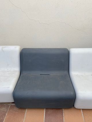 Conjunto de mesa butaca y butacas 356 de G.blasco