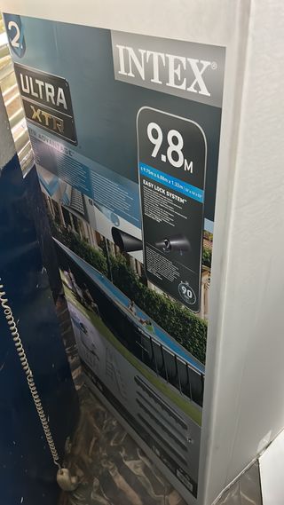 Piscina elevada 975 x 488 x 132 a estrenar