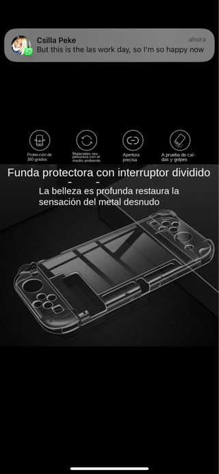 Funda protectora Nintendo Switch