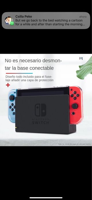 Funda protectora Nintendo Switch