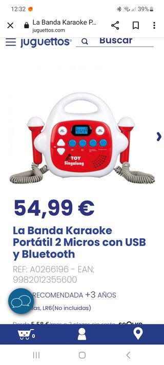 KARAOKE Y REPRODUCTOR MUSICA USB