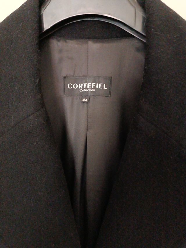 Abrigo oversize lana Cortefiel T-44 impecable