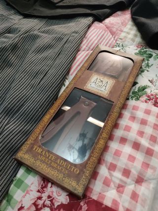 traje de corto completo  con tirantes regalo nuevo