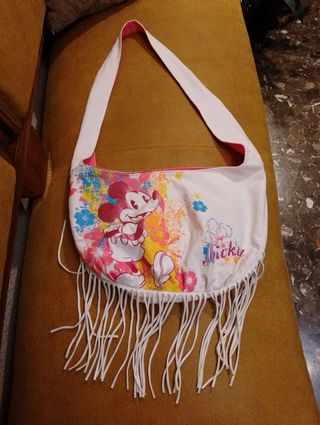 Oferta Bonito Bolso tela Mickey Juvenil impecable 
