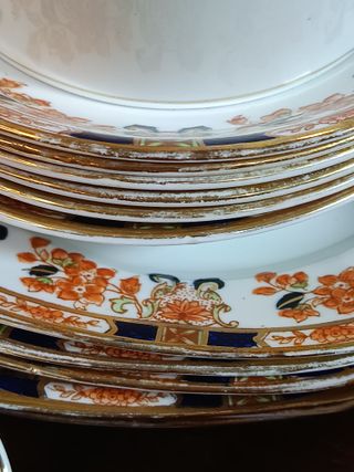 6 Trios  Azucarera Lechera Phoenix China Imari