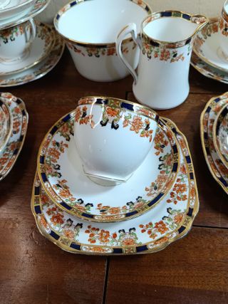 6 Trios  Azucarera Lechera Phoenix China Imari