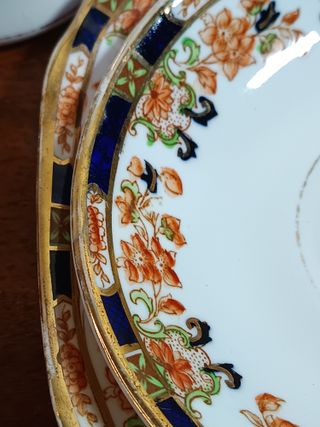 6 Trios  Azucarera Lechera Phoenix China Imari