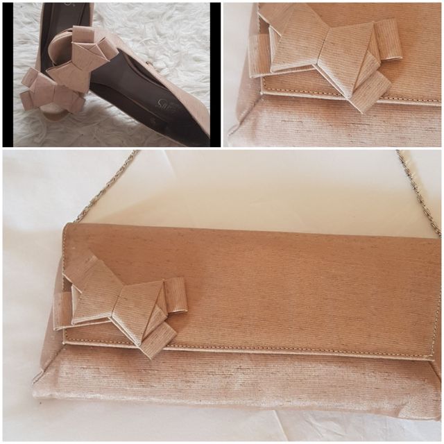 conjunto cartera y zapatos