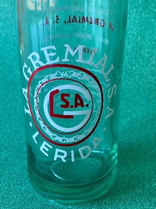 BOTELLA de GASEOSA SERIGRAFIADA LA GREMIAL LLEIDA
