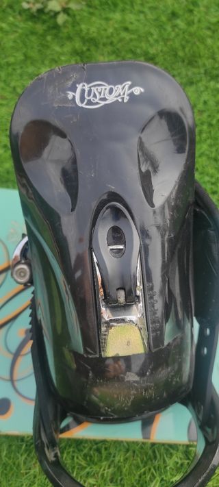 tabla snow rosignol y anclajes burton