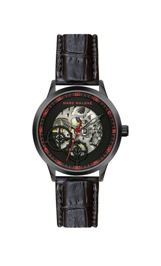 Reloj Marc Malone automático tourbillon