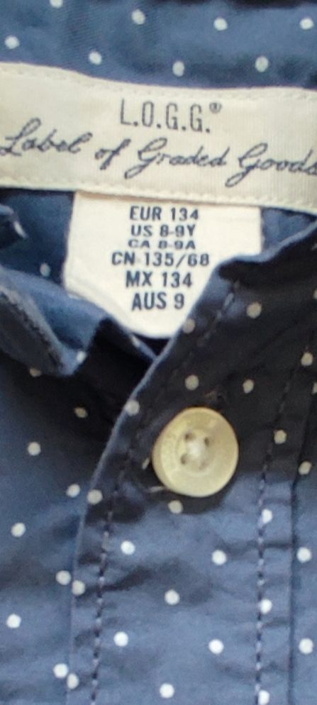 lote de 8 camisas niño.