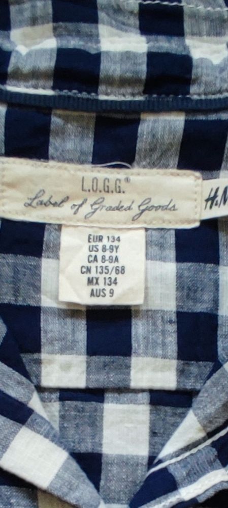 lote de 8 camisas niño.