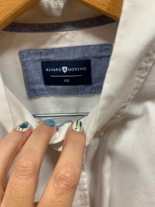 Camisa blanca caballero