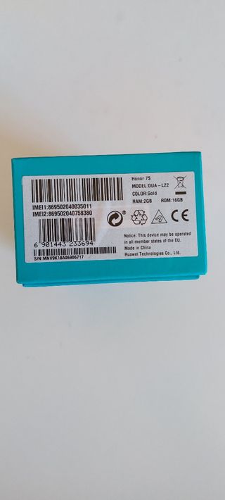 Teléfono inteligente Honor 7S